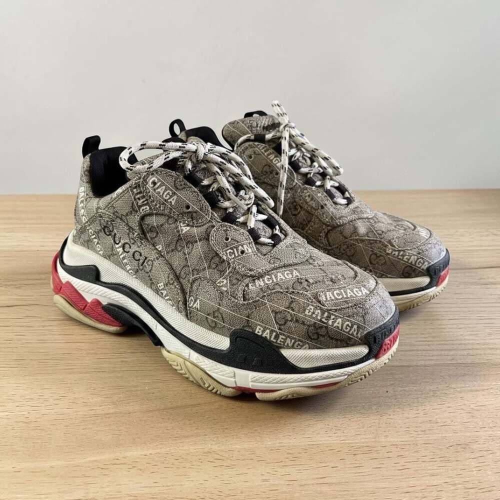 Gucci x Balenciaga The Hacker Project Triple S Sneakers Size 42. No box - Picture 2 of 6